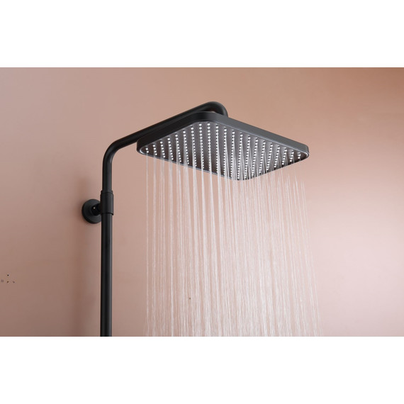 Душевая система с термостатом Raglo R22.26.06, чёрный фото 7