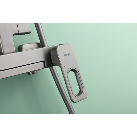 Душевая система Raglo R51.24.09, графит фото 12