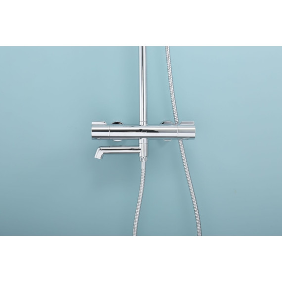 Душевая система с термостатом Raglo R20.26, хром фото 5