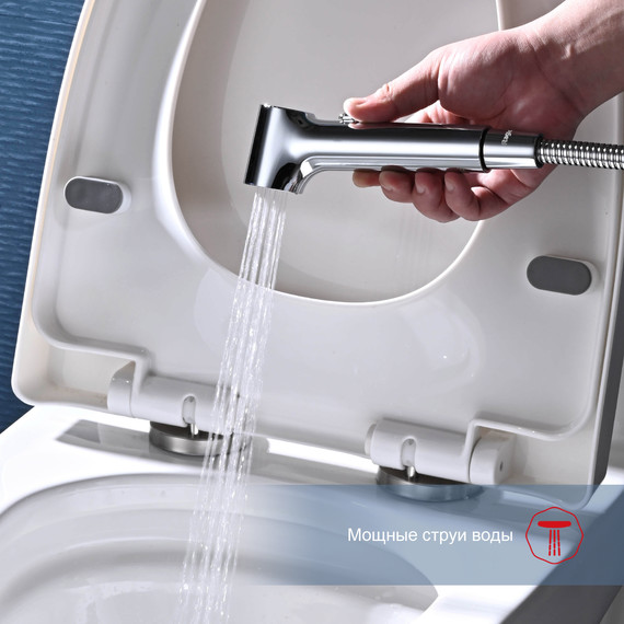 Набор для гигиенического душа Raglo R03.51, хром - 6 Набор для гигиенического душа Raglo R03.51, хром фото 6