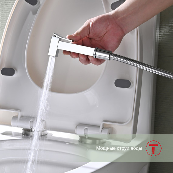 Набор для гигиенического душа Raglo R01.51, хром - 7 Набор для гигиенического душа Raglo R01.51, хром фото 7