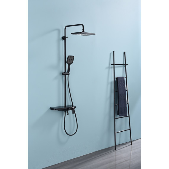 Душевая система Raglo R60.24.06, чёрный фото 4