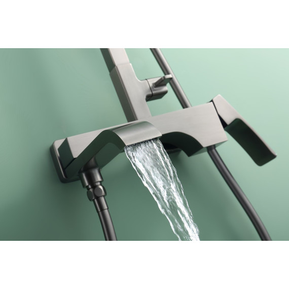 Душевая система Raglo R02.24.09, графит фото 8