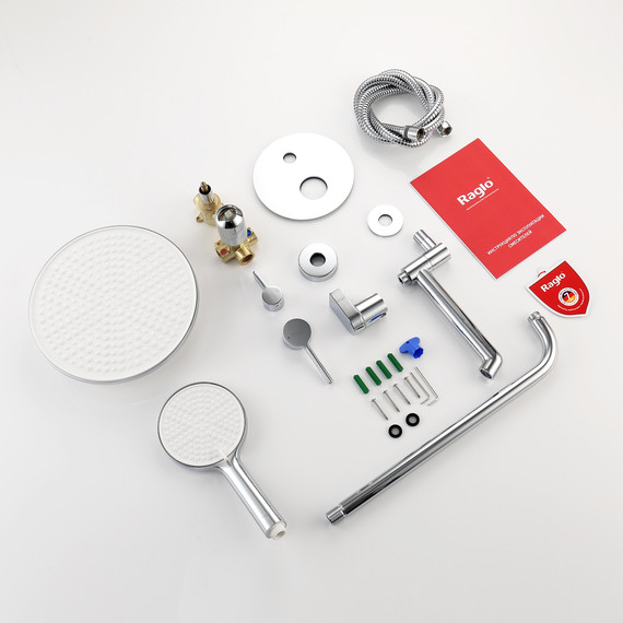 Душевая система встраиваемая Raglo R20.27 (со скрытой частью) хром фото 11