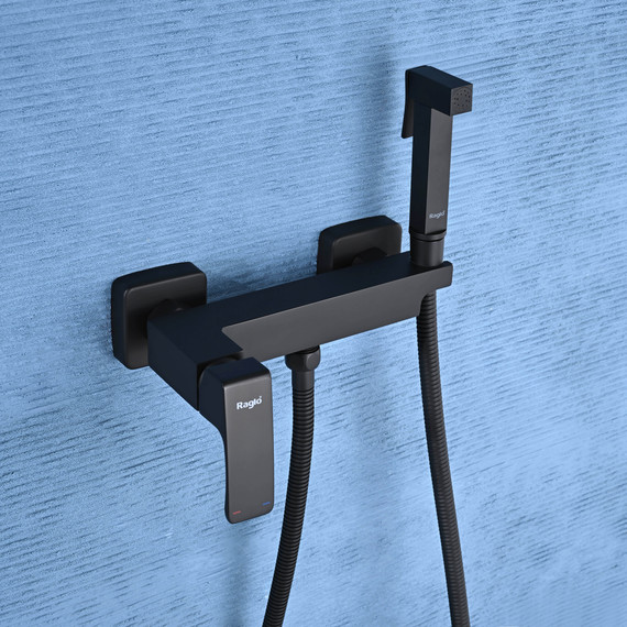 Набор для гигиенического душа Raglo R01.51.06, чёрный - 4 Набор для гигиенического душа Raglo R01.51.06, чёрный фото 4