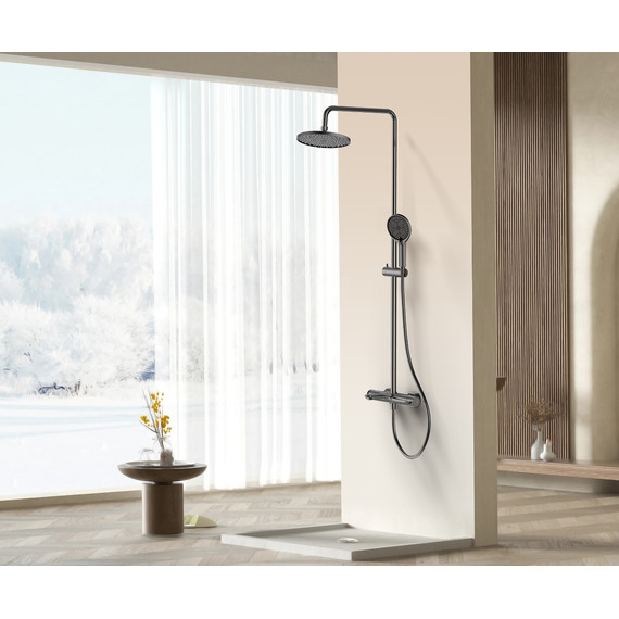 Душевая система Raglo R32.24.09, графит фото 3