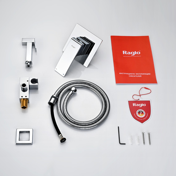 Набор для гигиенического душа Raglo R01.53 (со скрытой частью) хром - 9 Набор для гигиенического душа Raglo R01.53 (со скрытой частью) хром фото 9