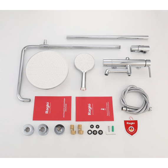 Душевая система Raglo R20.24, хром фото 12