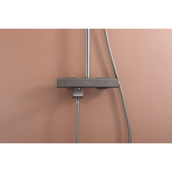 Душевая система с термостатом Raglo R22.26.09, графит фото 8