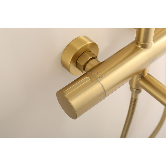 Душевая система Raglo R20.24.03, сатин золотой фото 10