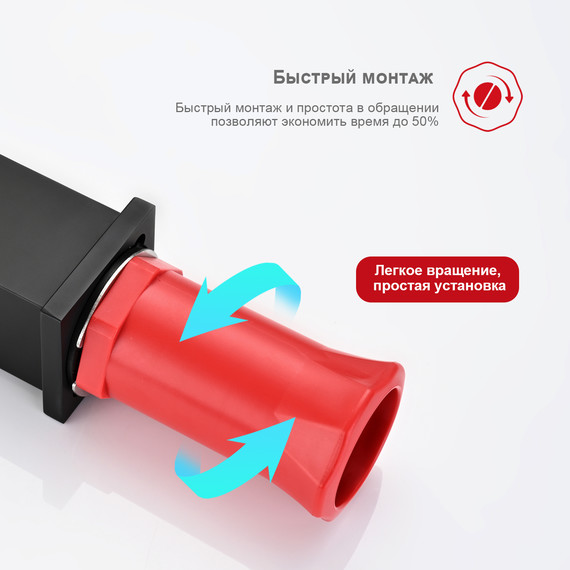 Смеситель для раковины высокий Raglo R01.15.06, чёрный фото 11