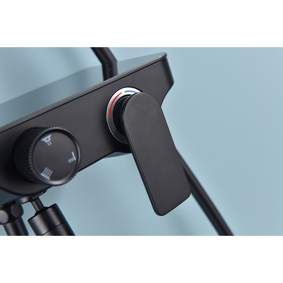 Душевая система Raglo R60.24.06, чёрный фото 13