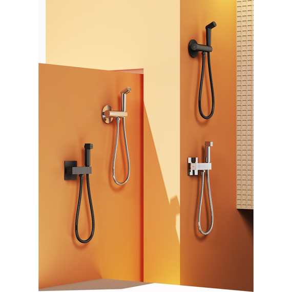 Набор для гигиенического душа с термостатом Raglo R23.56.06 (со скрытой частью) чёрный - 11 Набор для гигиенического душа с термостатом Raglo R23.56.06 (со скрытой частью) чёрный фото 11