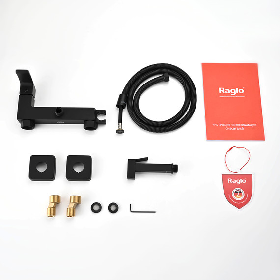 Набор для гигиенического душа Raglo R01.51.06, чёрный - 9 Набор для гигиенического душа Raglo R01.51.06, чёрный фото 9