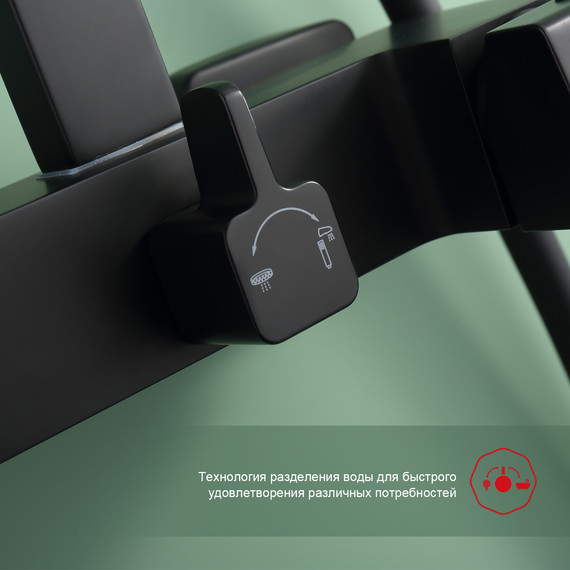 Душевая система Raglo R01.24.06, чёрный фото 7