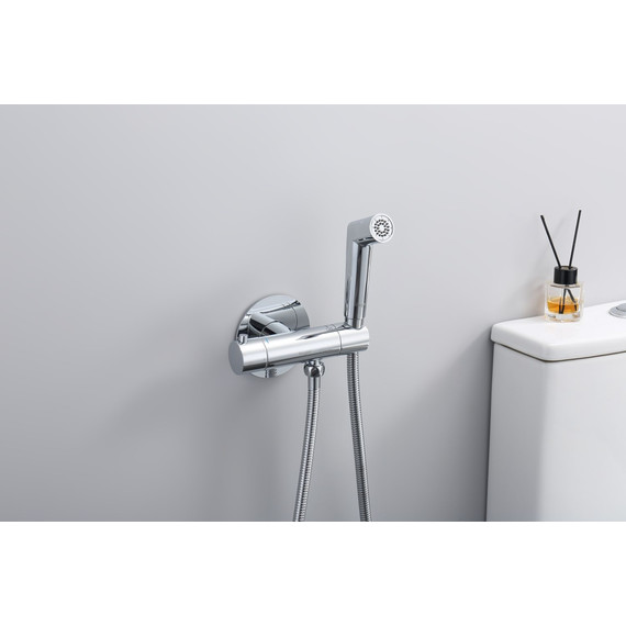 Набор для гигиенического душа с термостатом Raglo R23.56 (со скрытой частью) хром - 3 Набор для гигиенического душа с термостатом Raglo R23.56 (со скрытой частью) хром фото 3