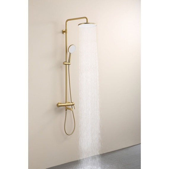 Душевая система Raglo R20.24.03, сатин золотой фото 4