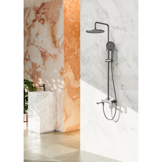 Душевая система Raglo R03.24.09, графит фото 3