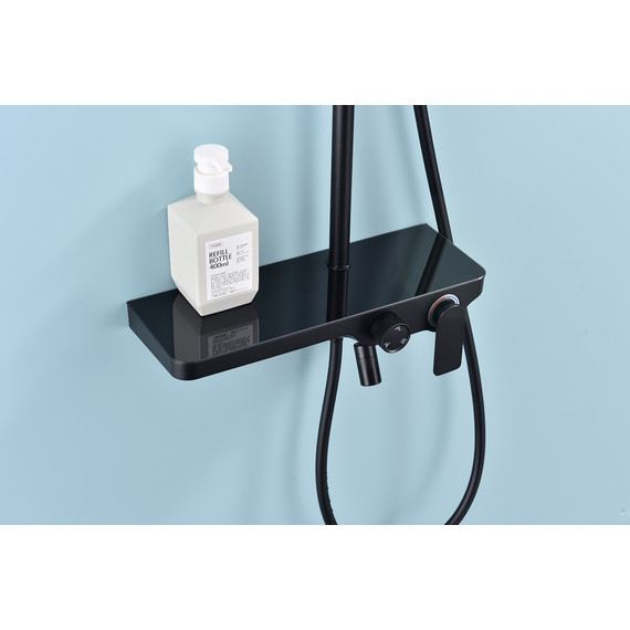 Душевая система Raglo R60.24.06, чёрный фото 9