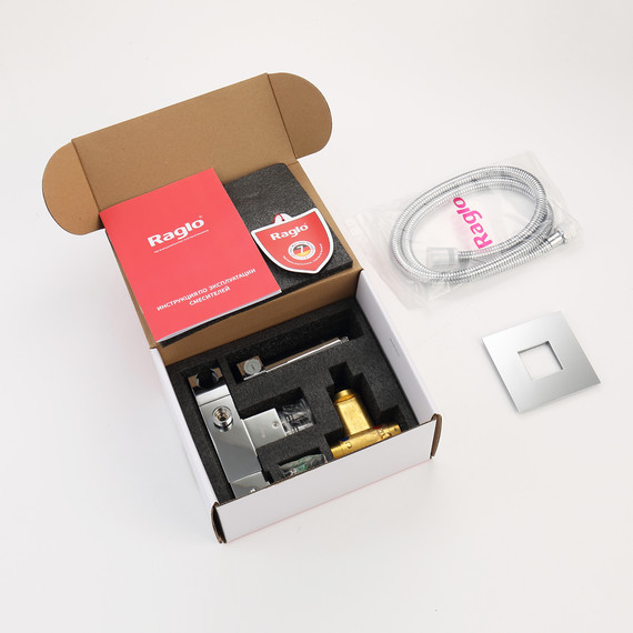 Набор для гигиенического душа с термостатом Raglo R24.56 (со скрытой частью) хром - 9 Набор для гигиенического душа с термостатом Raglo R24.56 (со скрытой частью) хром фото 9