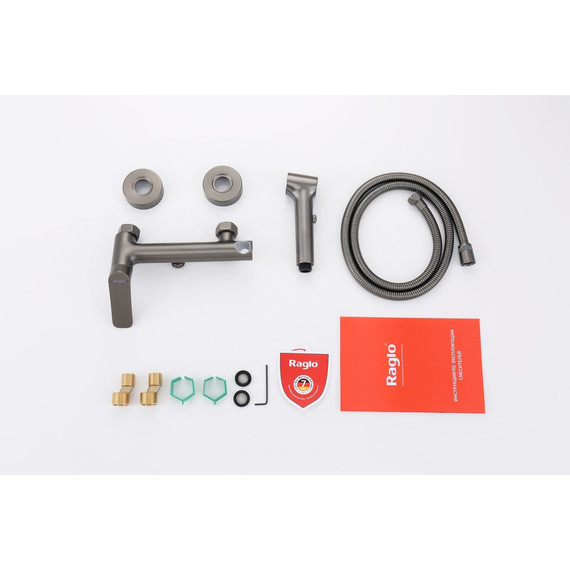 Набор для гигиенического душа Raglo R03.51.09, графит фото 11