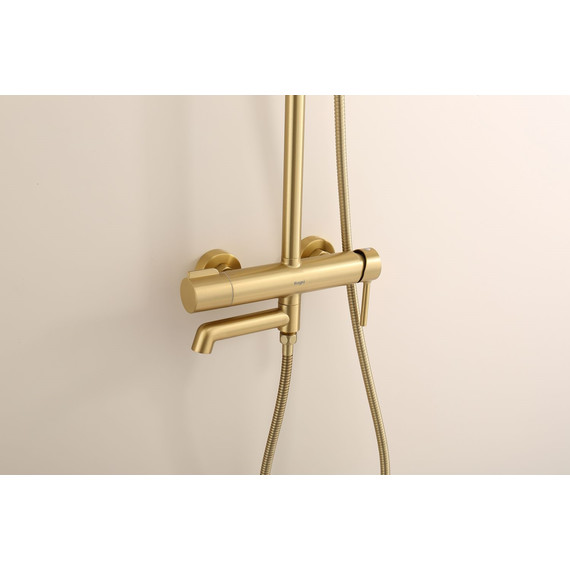 Душевая система Raglo R20.24.03, сатин золотой фото 8