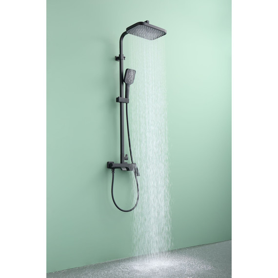 Душевая система Raglo R02.24.06, чёрный фото 4