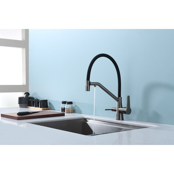 Смеситель для кухни Raglo R80.62.09, графит фото 4
