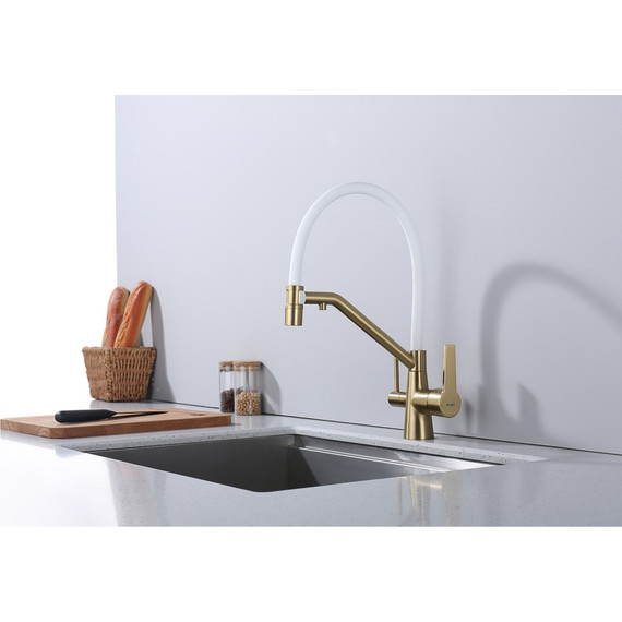 Смеситель для кухни Raglo R80.62.03, золотой сатин фото 3