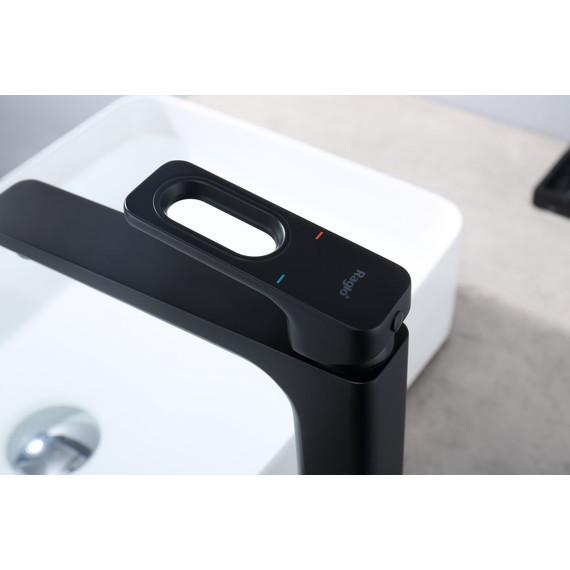 Смеситель для раковины высокий Raglo R51.15.06, чёрный фото 10