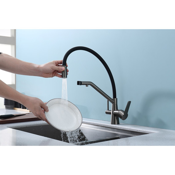 Смеситель для кухни Raglo R80.62.09, графит фото 5