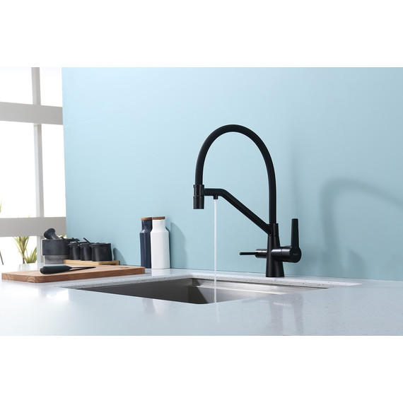 Смеситель для кухни Raglo R80.62.06, чёрный фото 5