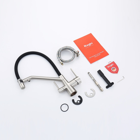 Смеситель для кухни Raglo R80.62.05, сатин фото 14