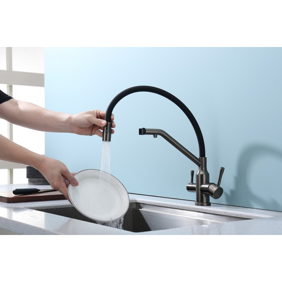 Смеситель для кухни Raglo R81.62.09, графит фото 6