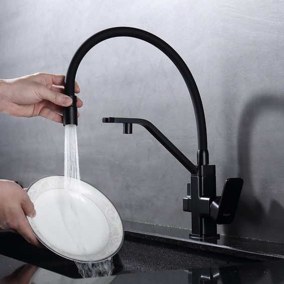 Смеситель для кухни Raglo R85.62.06, чёрный фото 7