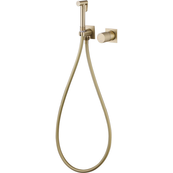 Набор для гигиенического душа Abber Rund AF8725G, золото матовый фото 2