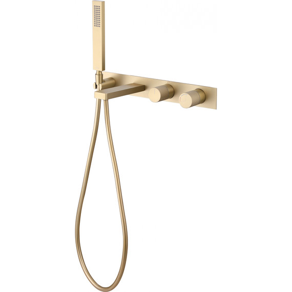 Смеситель для ванны Abber Rund AF8730G, золото матовый, Цвет производителя: золото матовое фото 2