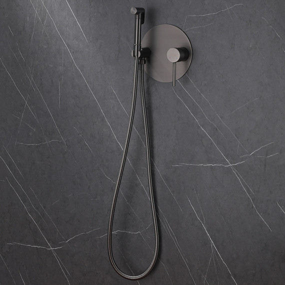 Набор для гигиенического душа Abber Emotion AF8826NG, никель - 3 Набор для гигиенического душа Abber Emotion AF8826NG, никель фото 3