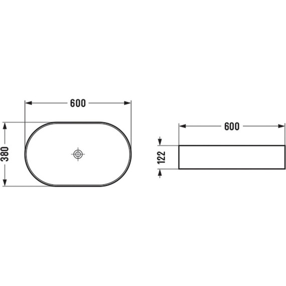 Раковина-чаша Vincea 60 см VBS-50760 фото 3