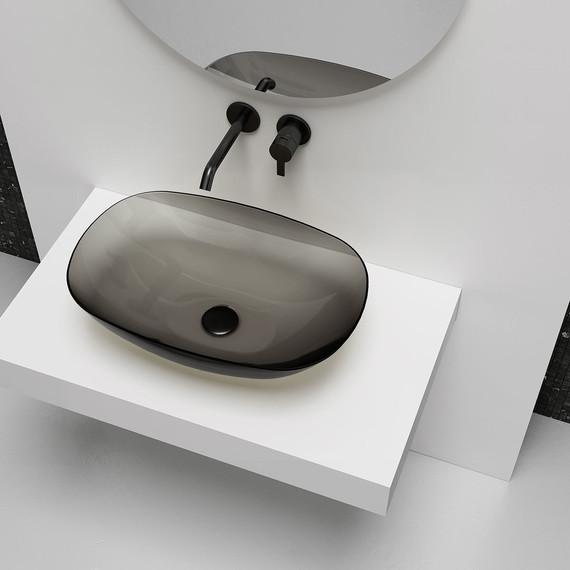 Раковина-чаша Vincea 54 см VBS-6T12B, чёрный фото 3