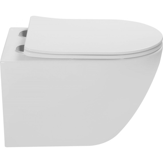 Унитаз подвесной Vincea Globo VT1-14ST с тонкой крышкой микролифт (Система смыва торнадо) фото 3