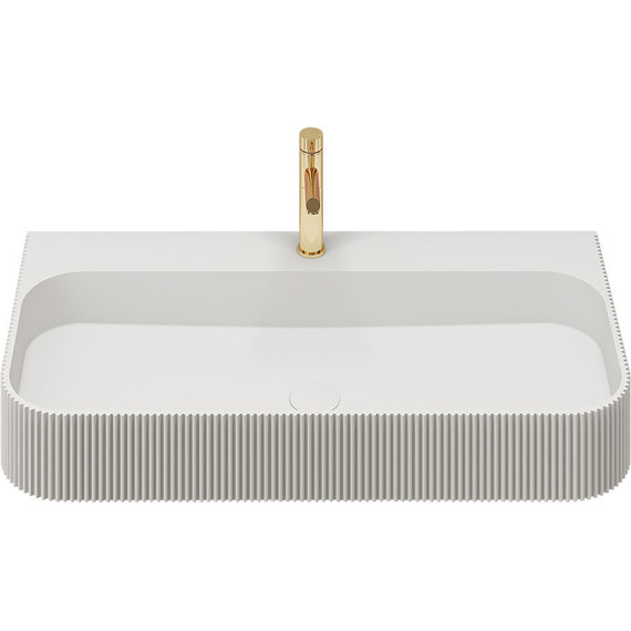 Раковина подвесная Vincea 75 см VWB-6SG75MW, белый матовый фото 3