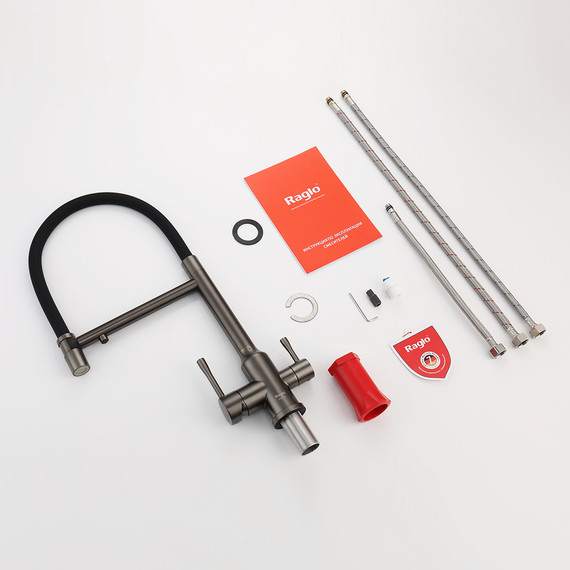 Смеситель для кухни Raglo R81.63.09, графит фото 11