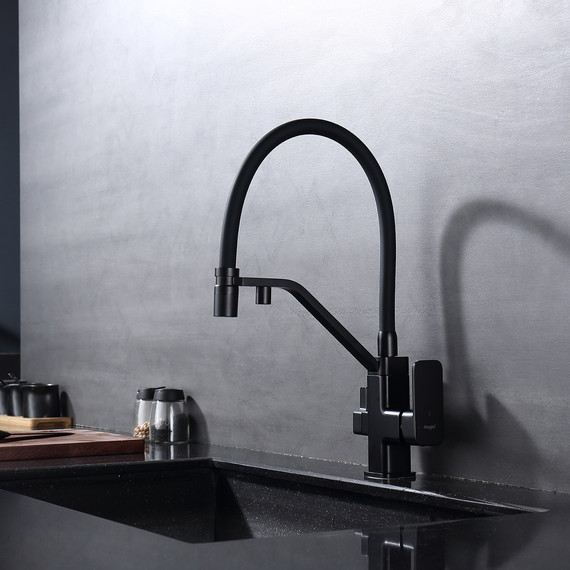 Смеситель для кухни Raglo R85.62.06, чёрный фото 3