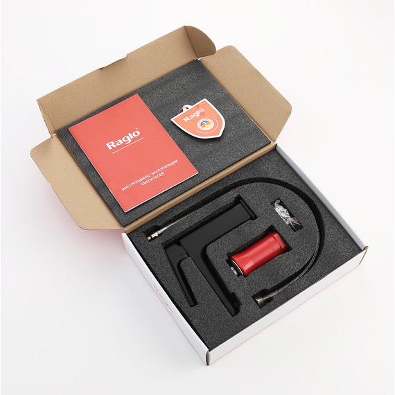 Смеситель для раковины Raglo R51.10.06, чёрный - 9 Смеситель для раковины Raglo R51.10.06, чёрный фото 9