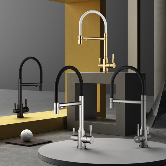 Смеситель для кухни Raglo R81.63.09, графит фото 13