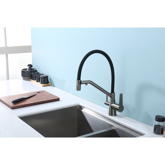 Смеситель для кухни Raglo R80.62.09, графит фото 7