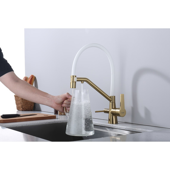 Смеситель для кухни Raglo R80.62.03, золотой сатин фото 10