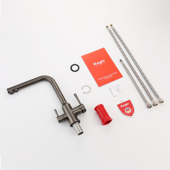 Смеситель для кухни Raglo R81.61.09, графит фото 10