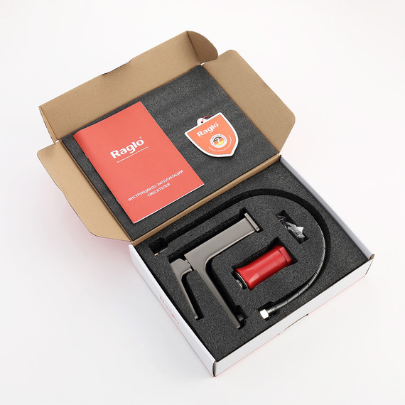 Смеситель для раковины Raglo R51.10.09, графит фото 9